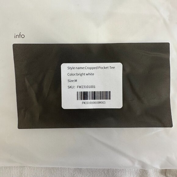 Women's Viavia Cropped Pocket Tee M - Picture 4 of 4